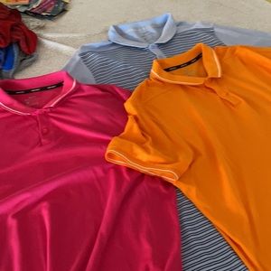 Nike, Dri-Fit, Golf Polos, Three Shirts